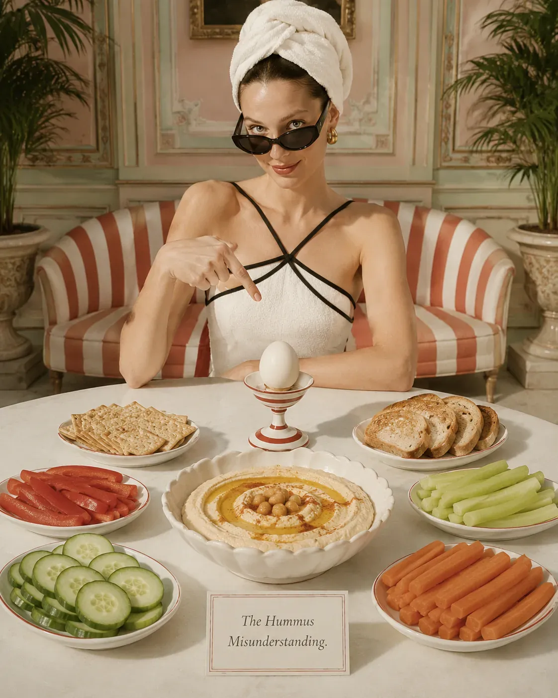 Savory high-protein snack spread with roll-ups, cucumber, crackers, and small protein-rich bites arranged for a satisfying afternoon snack | Becoming Elysian quiet luxury wellness